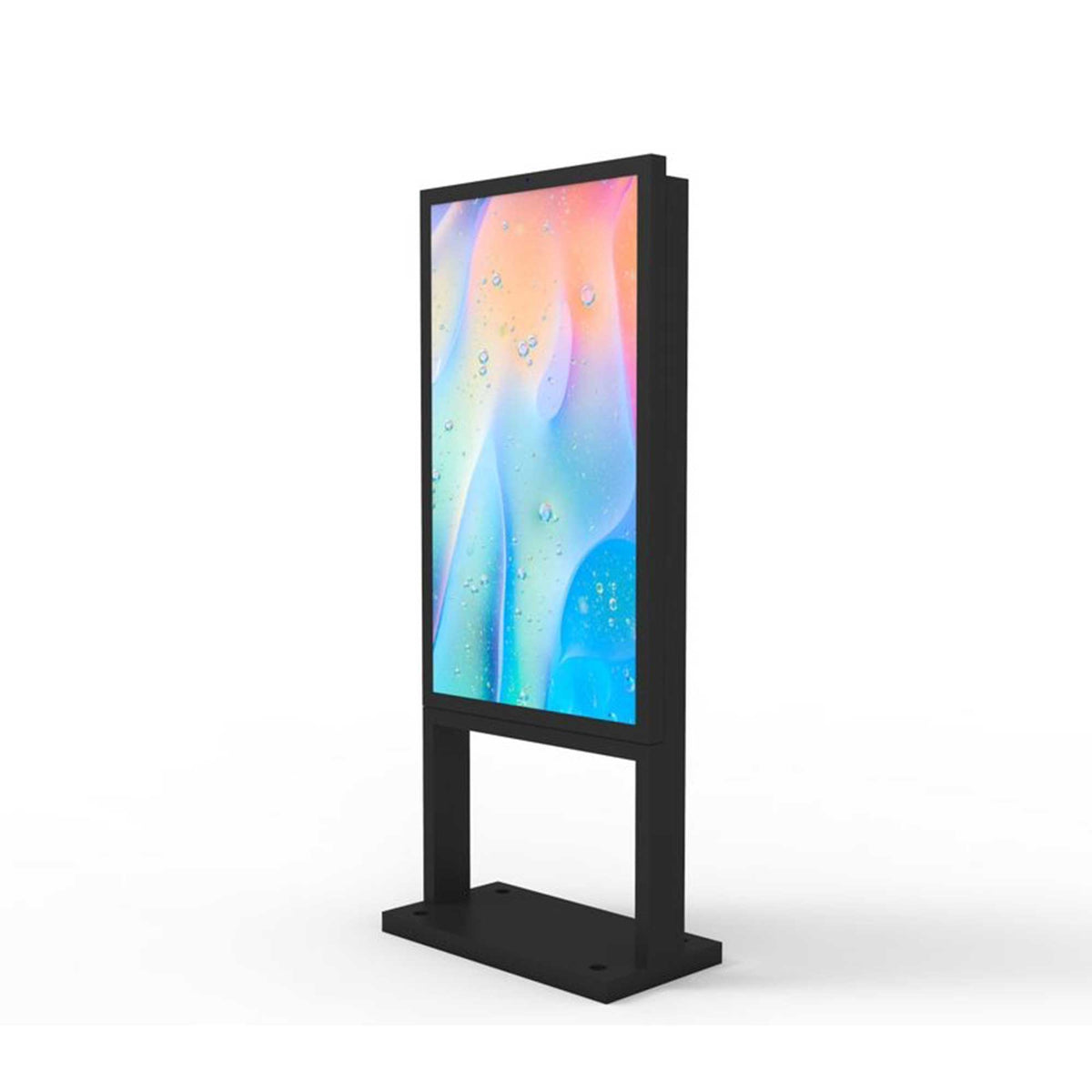 Allwetter Digital Signage Stele mit IP66-Klassifizierung und Player