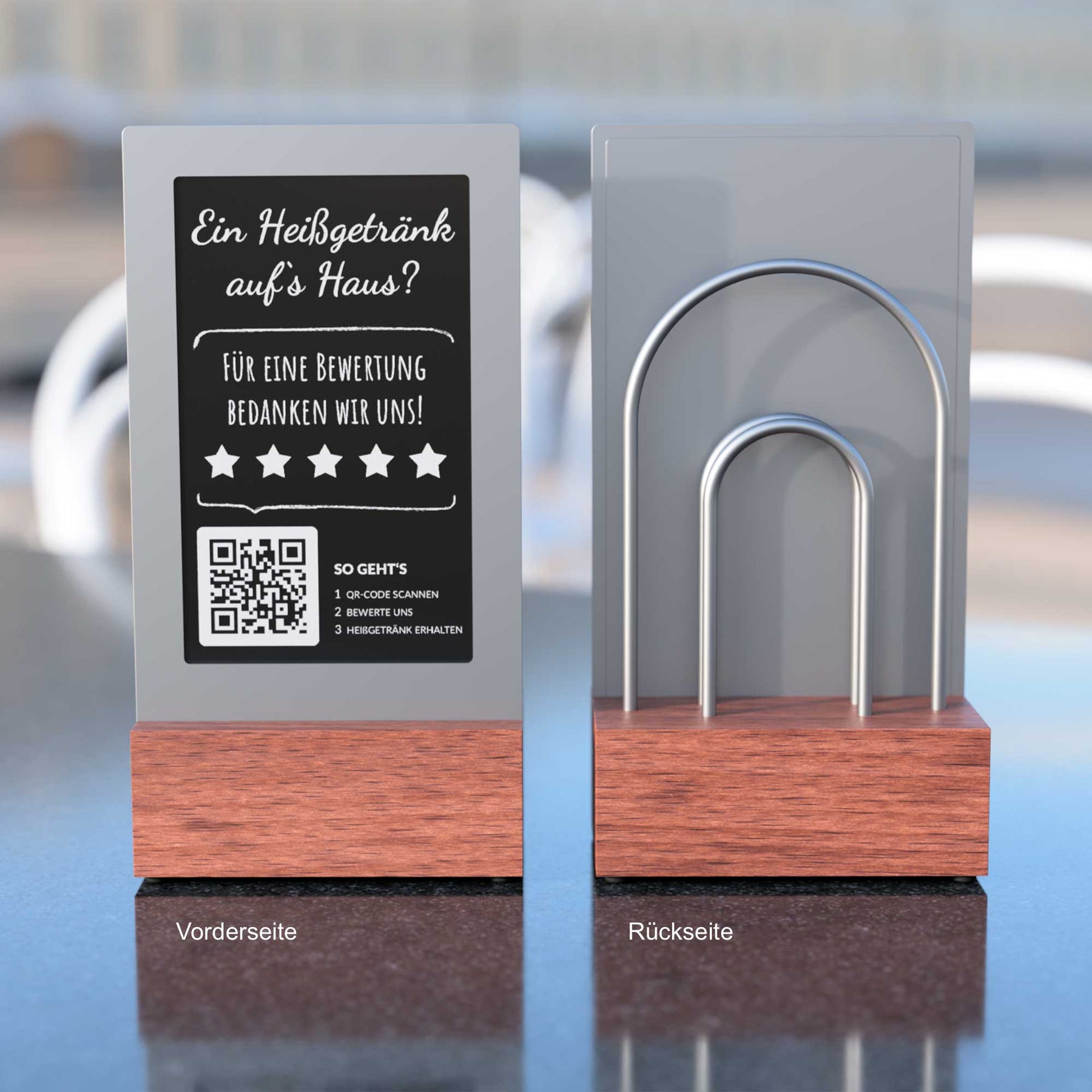 Gastro Tischaufsteller Diwa "Cards Back"