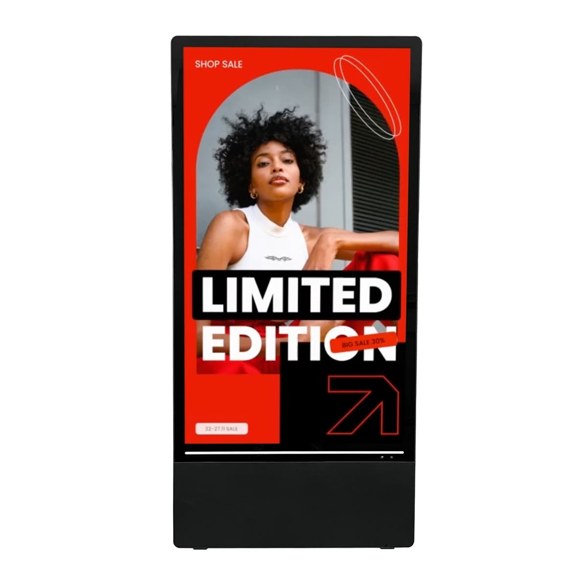 Mobile Digital Signage 43" HighBrightness (Miete) 2
