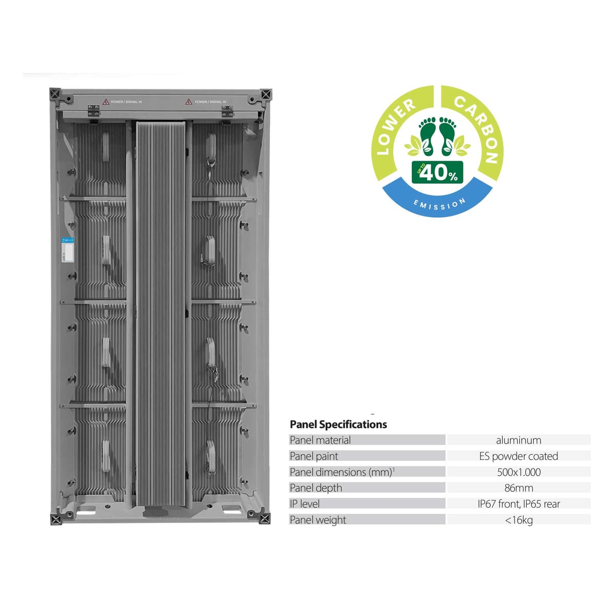 Outdoor LED Videowall 350x250 cm, 3.9mm 2