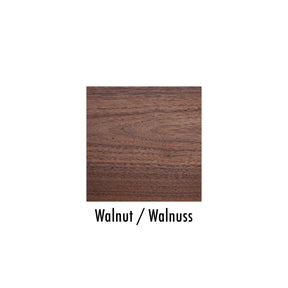 Großansicht der Holzoberfläche aus Walnuss-Holz.